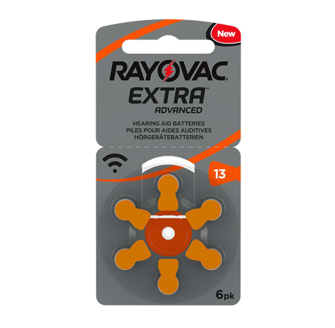 Батарейки для слухових апаратів Rayovac EXTRA 13 (6 шт.)