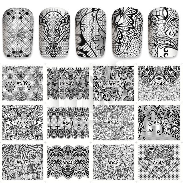 Слайдер дизайн на водній основі набір А637-А648