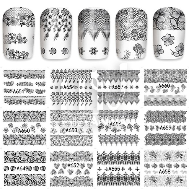 Слайдер дизайн на водній основі набір А649-А660
