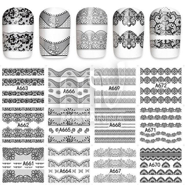 Слайдер дизайн на водній основі набір А661-А672
