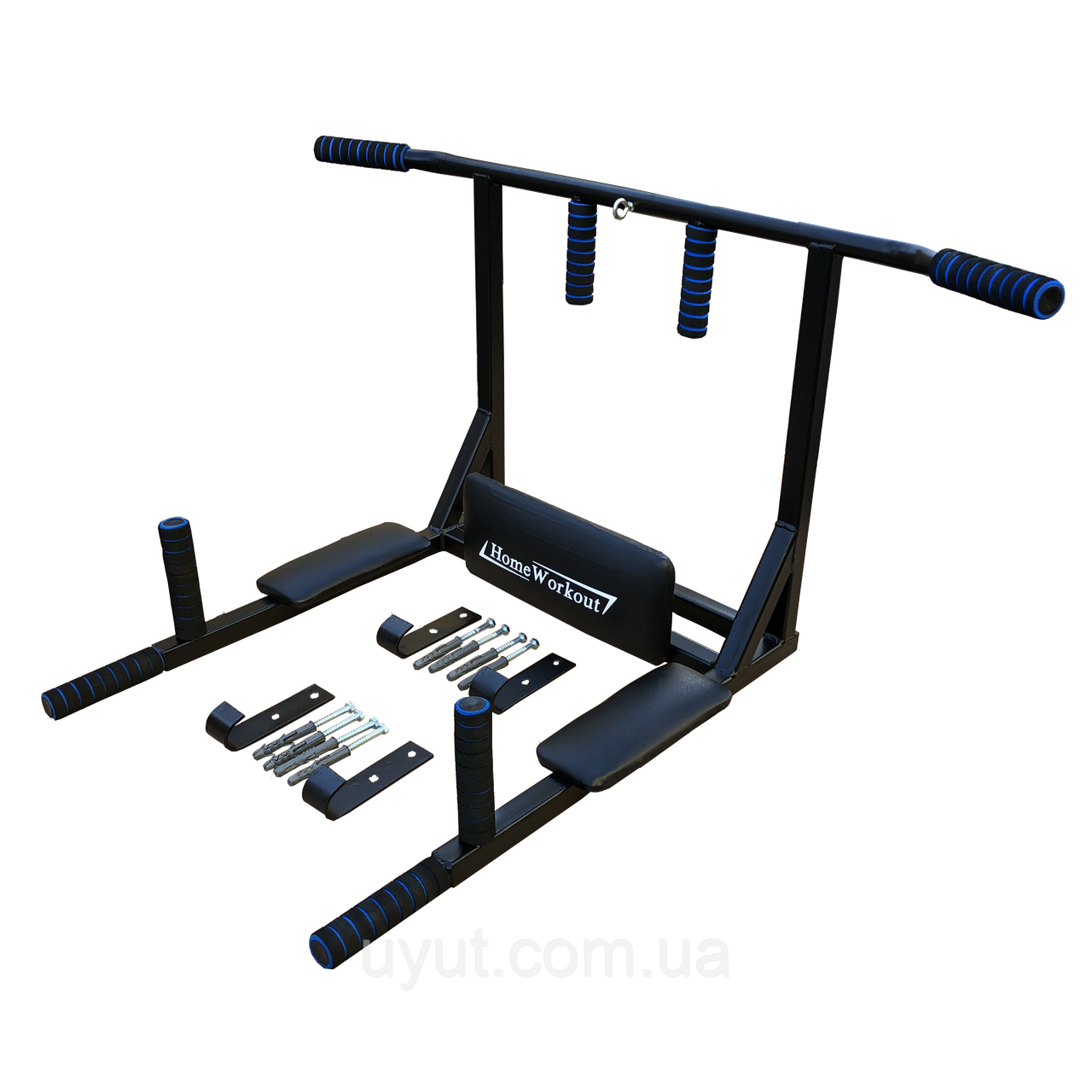 Турнік-бруси (Посилений) з упором для преса 4в1 ТМ "Homeworkout", фото 1