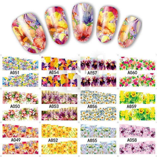 Слайдер дизайн на водній основі набір А049-А060