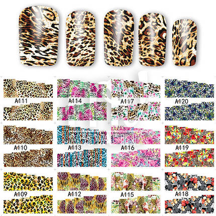 Слайдер дизайн на водній основі набір А109-А120, фото 1