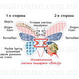 Ортопедичний матрац Camelia/Кмелія двосторонній 0,8*1,9, фото 6