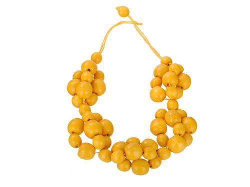 Дерев'яні намисто "Грозь" (20,5 см), фото 1