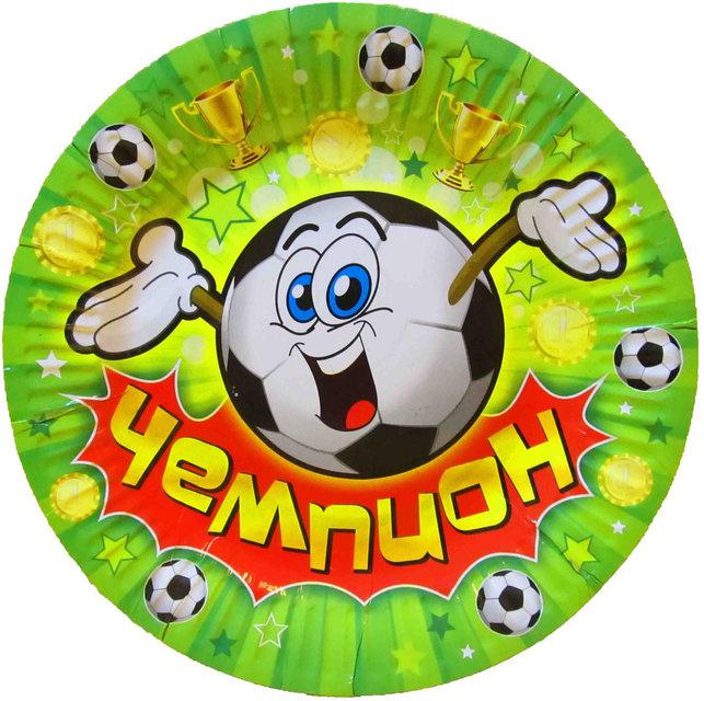 Тарілки у стилі футболу " Чемпіон ", фото 1