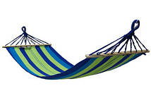 Одинарний гамак 200х80 см із квітами бару