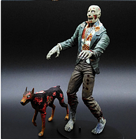 Фигурка Зомби с собакой из Resident Evil 18 см. В коробке Фирма NECA