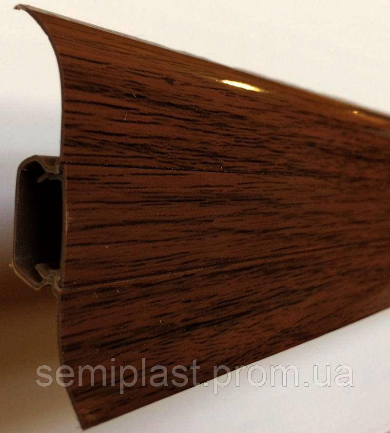 Плінтус ПВХ з коробом Мадагаскар (401) 60х23х2500 мм Decoplast