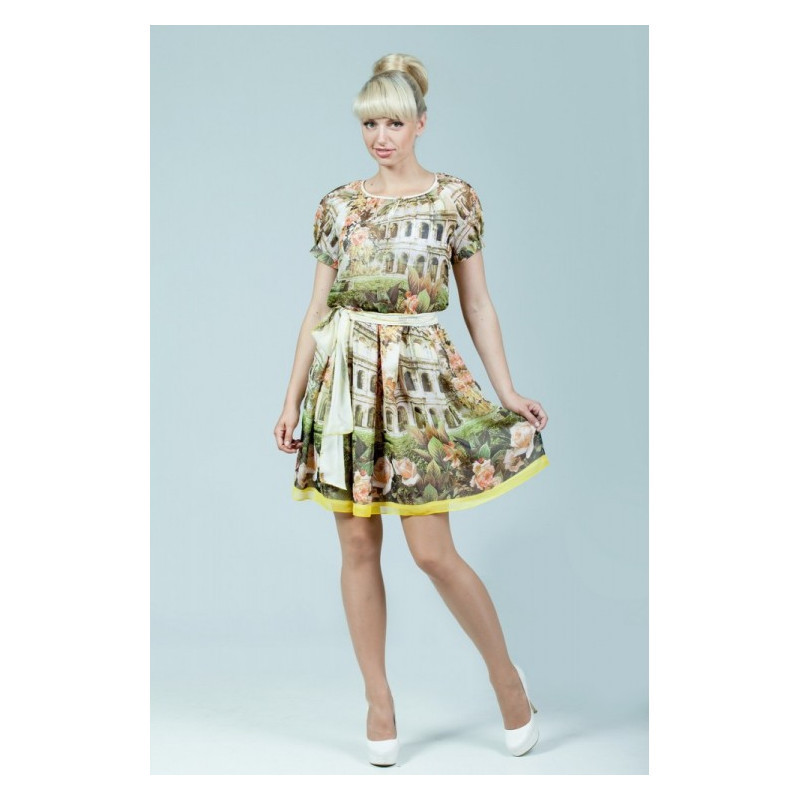 Платье женское летнее Petro Soroka модель МИ-2025-04 шифон - фото 1 - id-p689344153