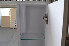Комплект меблів для ванної кімнати Сімпл-Металік 70-30-70-17 з дзеркалом ПІК, фото 2
