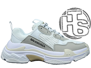 Жіночі кросівки Balenciaga Triple S Trainers White/Grey 40