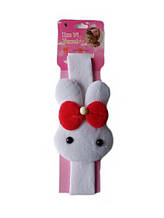 Обідок (пов'язка) дитячий білий "Зайчик" 