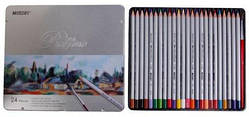 Акварельні олівці Marco Raffine 24 кольори