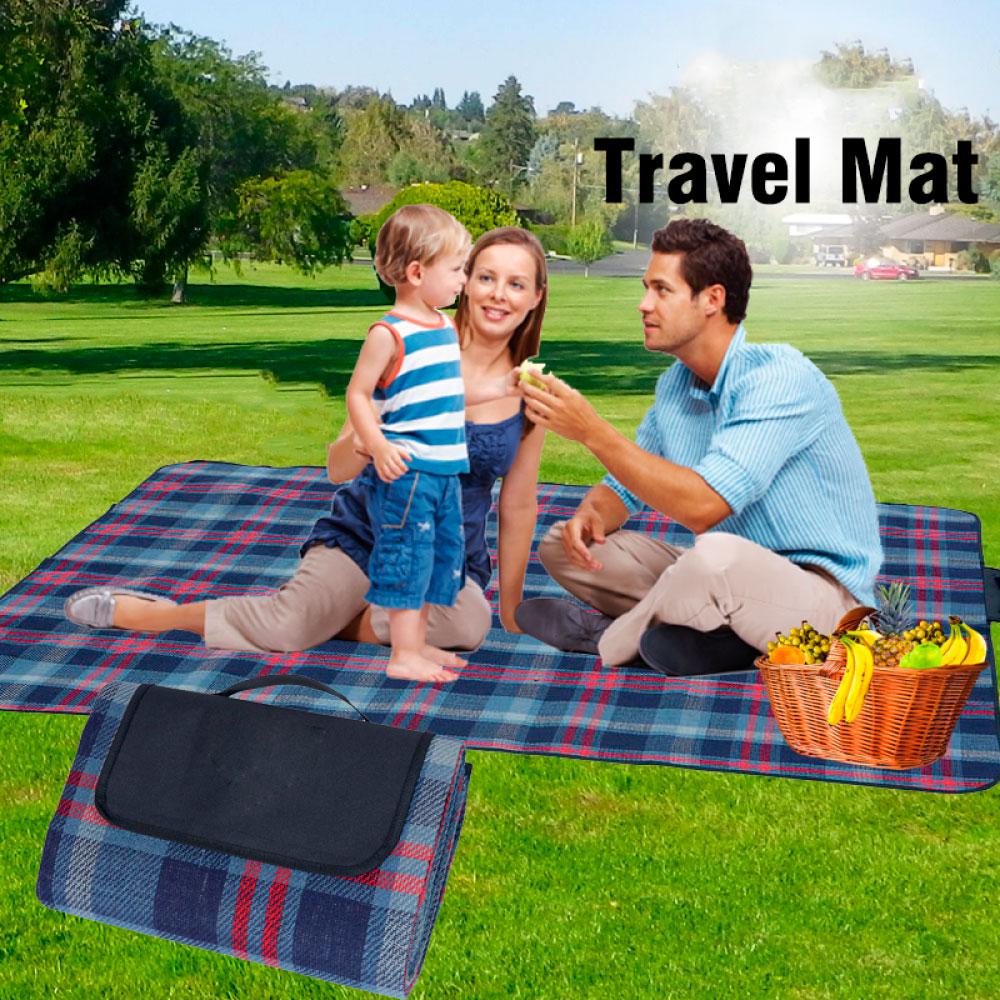 Килимок для пікніка та пляжу, складаний килимок водовідштовхувальний, фото 1