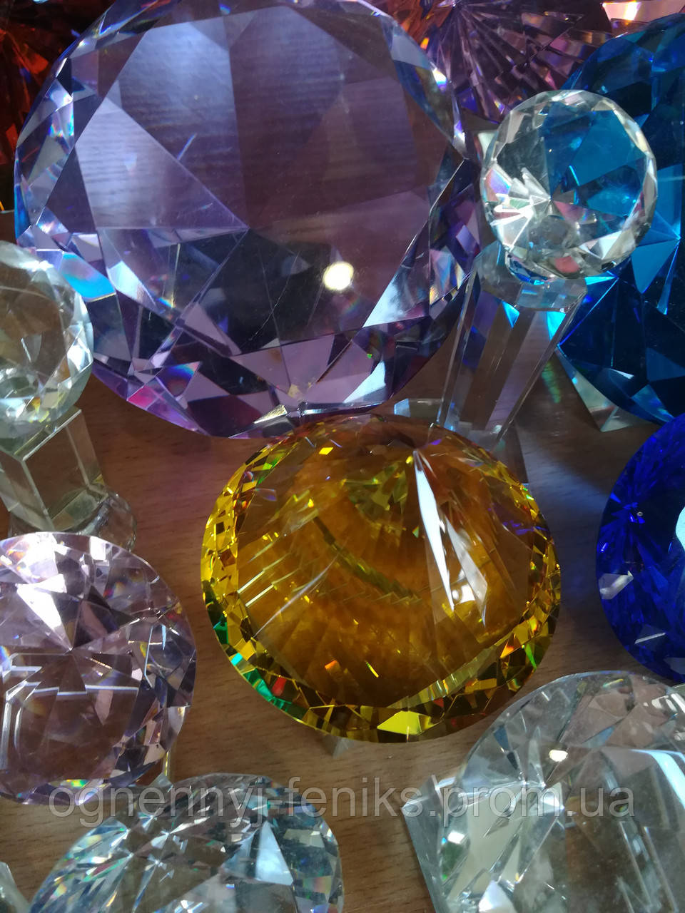 Кристалл в алмазной огранке d-80 мм - фото 4 - id-p689394377