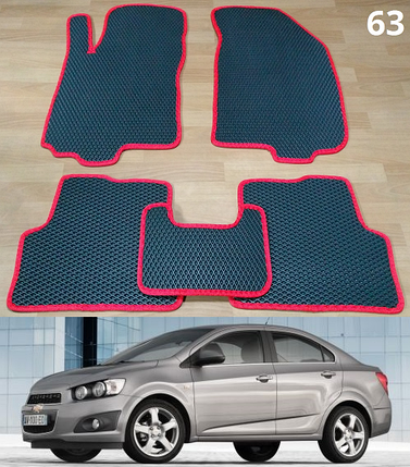 Килимки ЕВА в салон Chevrolet Aveo Т300 '11-, фото 1