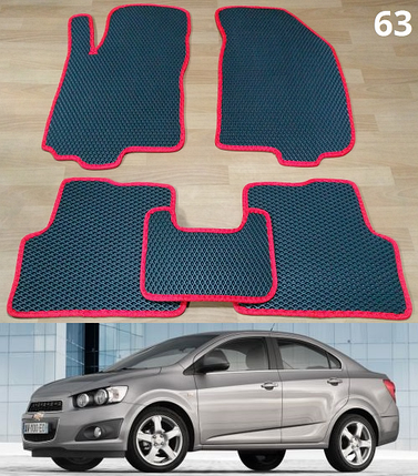 Килимки ЕВА в салон Chevrolet Aveo Т300 '11-, фото 2