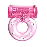 Кільце на пінис Vibro ring — pink, фото 4
