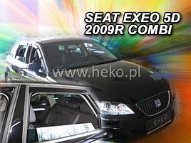 Дефлектори вікон (вітровики) SEAT EXEO - 5d 2009+ COMBI (HEKO)