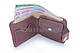 Чоловічий шкіряний гаманець VIVA, компактний, коричневий, фото 2