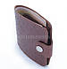Чоловічий шкіряний гаманець VIVA, компактний, коричневий, фото 3