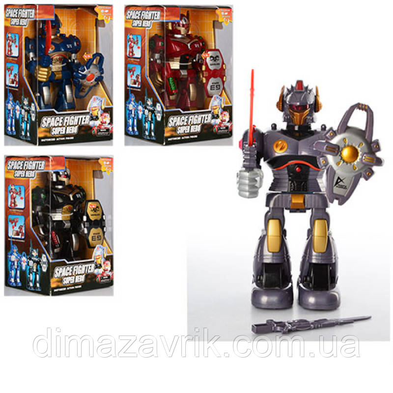 Робот 8039 звук, світло, на бат-ку, 4 різновиди, у кор-ку 17,5-28,5-13 см, фото 1