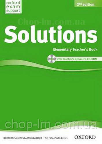 Solutions Elementary 2nd(Second) Edition Teacher's Book and CD-ROM Pack (книга для учителя, 2-е издание) - фото 1 - id-p288778682