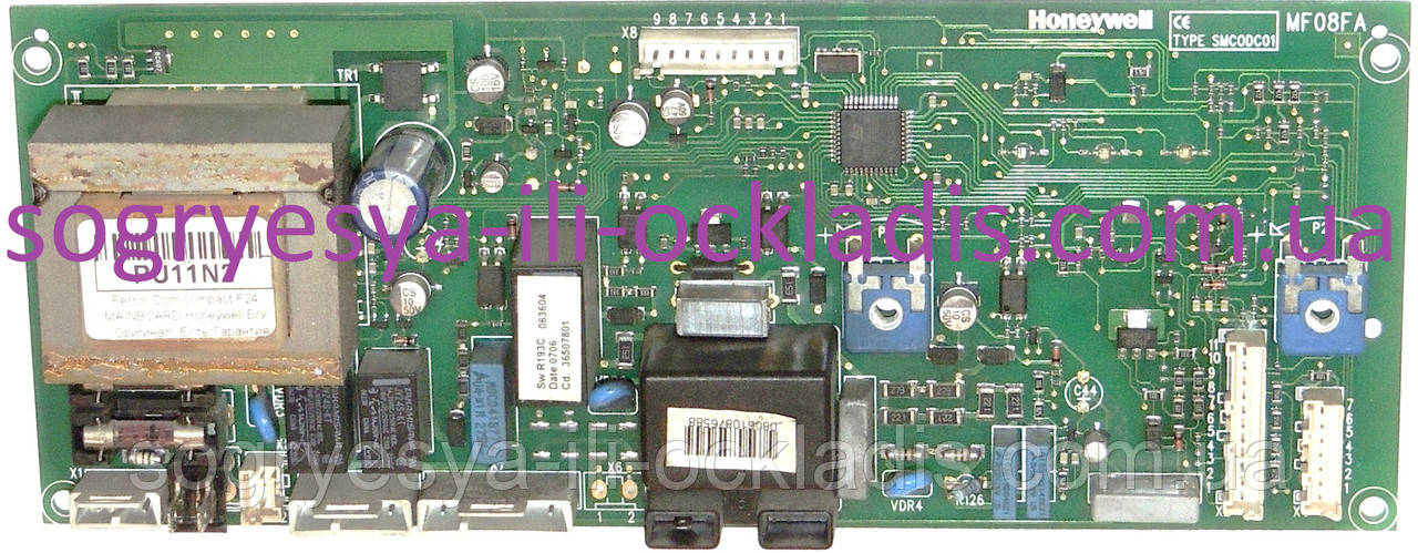 Плата упр. Honeywell SM16501U MF08FA Б/У 6 мес. гар, (б ф.у, EU) Ferroli Domicompact, арт. PU11N2, к.з. 0584/1