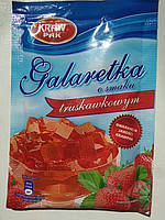 Желе (Galaretka) со вкусом клубники Kraw Pak Польша 70г