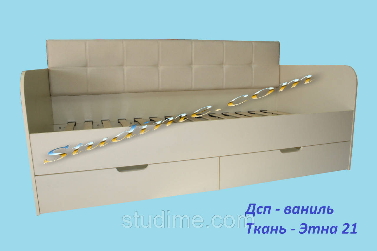 Ліжко-софа з ящиками і м'якою спинкою Релакс, 2000 х 900