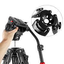 Професійний видеоштатив Kingjoy VT-3500 (висота 197 див.), фото 3