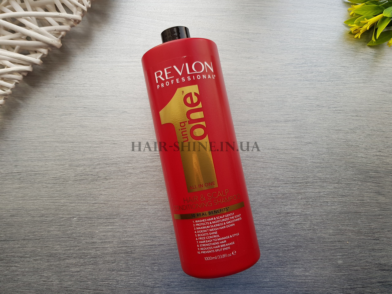 Безсульфатний бальзам-шампунь REVLON Professional Uniq One Conditioning Shampoo 1000 ml