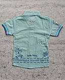 Сорочка для хлопчиків короткий рукав 80,92 зросту, фото 2