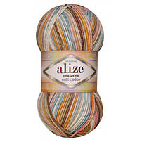 Alize Cotton Gold Plus Multi Color( 55% Бавовна - 45% Акрил ) метраж : 100 gr. 200 mt.