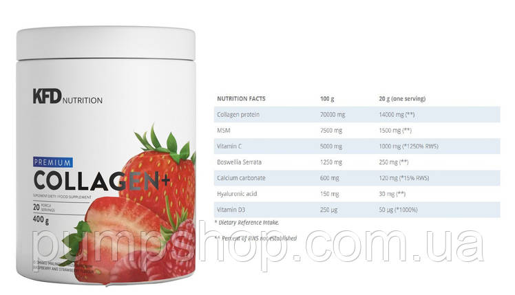 Колаген KFD Nutrition Premium Collagen Plus 400 г, фото 2