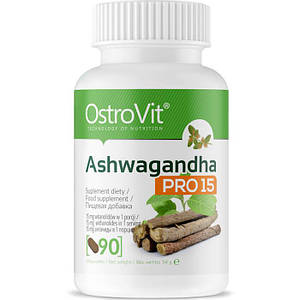 Екстракт ашвагандхи OstroVit Ashwagandha Pro15 90 таб.