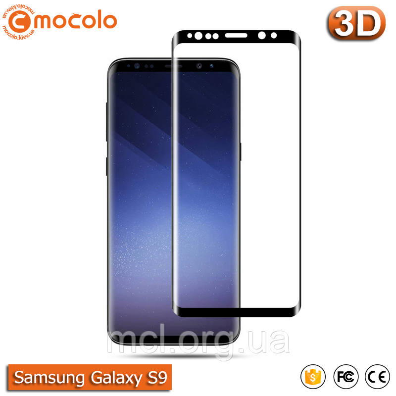 Захисне скло Mocolo Samsung Galaxy S9 3D (Black)