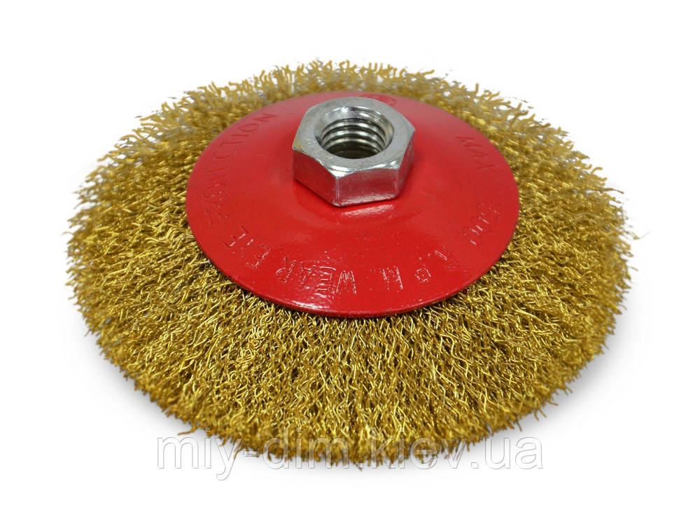 Щітка-крацовка кругова латунна,115мм S (18-103)