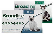Бродлайн Спот-Он краплі для лікування і профілактики паразитарних захворювань у кішок 2,5-7,5 кг (L)