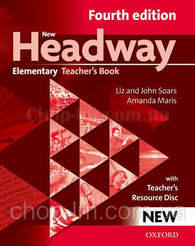 New Headway Elementary Fourth Edition teacher's Book with CD-ROM (книга для вчителя з диском)