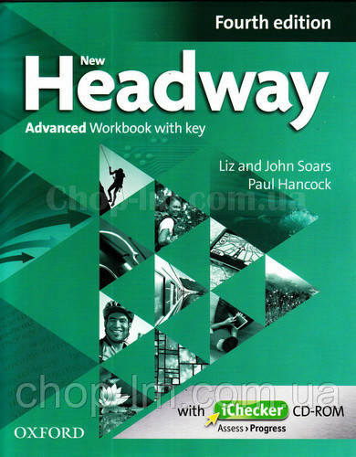 New Headway Advanced Fourth Edition Workbook + iChecker with Key (тетрадь з диском і ключами, 4-е видання)