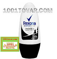 Дезодорант-антиперспірант Rexona Невидимий на чорному і білому, 50 мл.