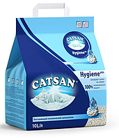 Catsan Hygiene plus - Катсан - Мінеральний наповнювач для котячих туалетів - 10л