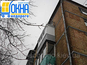 Міцна зовнішня обшивка балконів сайдингом, фото 3