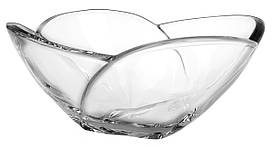 Фруктовниця скляна Bohemia Globus 25 см прозоре блюдо для фруктів 6KB11/99M87/250