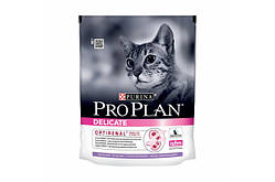 Корм Pro Plan (Про План) Delicate Turkey для дорослих кішок з чутливою шкірою (індичка), 400 г