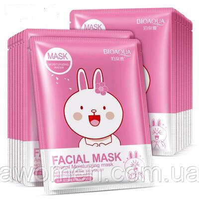 Маска Bioaqua Facial Mask Animal тканинна маска (Зайка)
