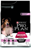 Корм Purina Pro Plan (Пурину Про План) Adult MEDIUM Sensitive для дорослих собак середніх порід (лососем), 14 кг