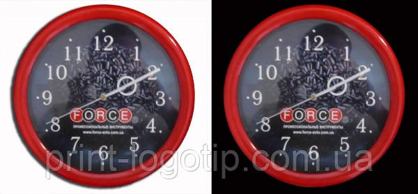 Настінний годинник із логотипом у Києві